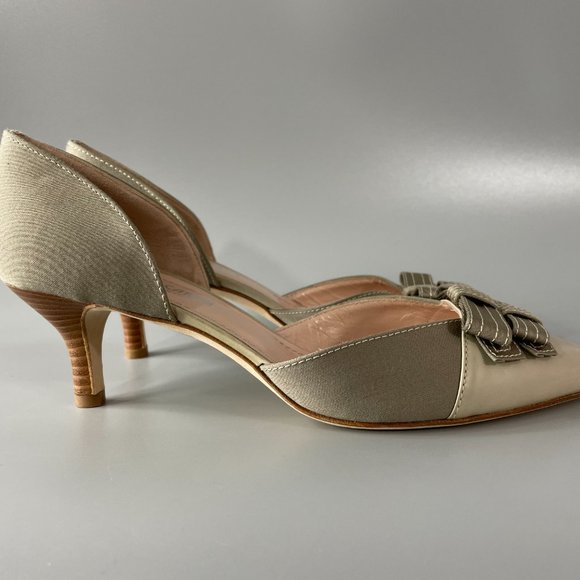 La Scarpa Mad in Italy Gray Nylon Pump, 40 - Picture 2 of 9